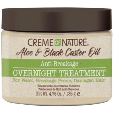 Creme Of Nature Aloe & Black Castor Oil Overnight Trt 4.76