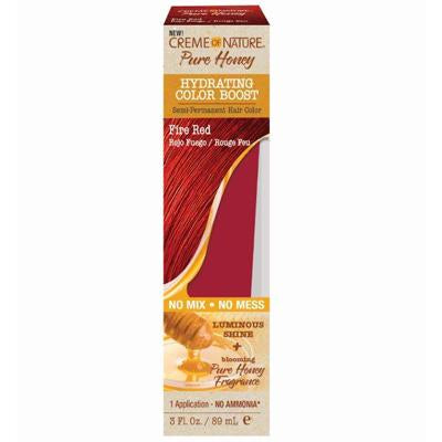 Creme Of Nature Purehoney Semi Perm Hair Color Fire Red