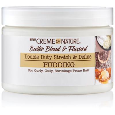 CREME OF NATURE BUTTER BLEND & FLAXSEED PUDDING 11.5oz (CS/6)