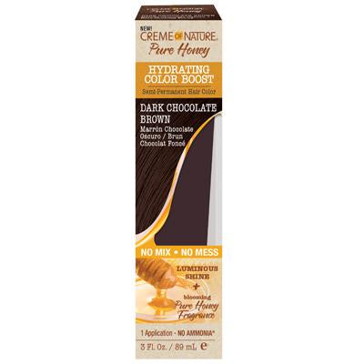 Creme Of Nature Purehoney Semi Perm Hair Color Dark Choc Brn