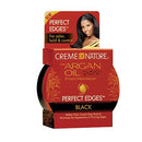 Creme Of Nature Argan Perfect Edges Gel 2.25oz Black (CS/6)