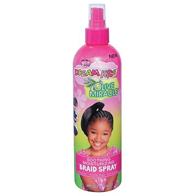 African Pride Dream Kids Olive Miracle Braid Spray 12 oz