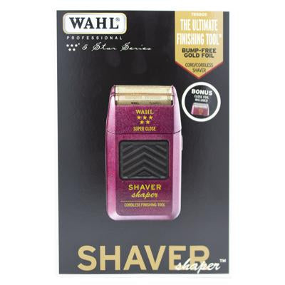 Wahl 5 Star Series Burgundy Shaver With Bonus Foil
