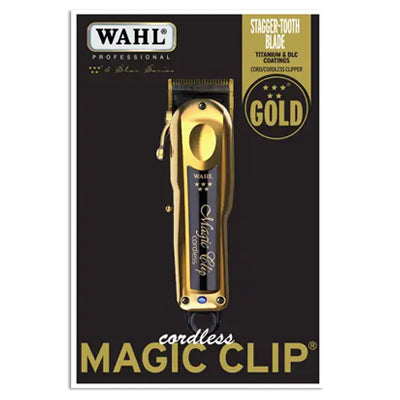 WAHL 5 STAR SERIES CORDLESS MAGIC CLIP GOLD