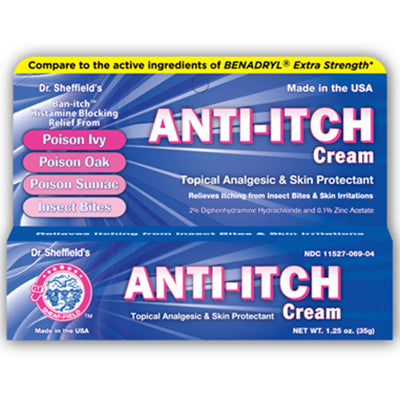 SHEFFIELD ANTI-ITCH CREAM 1.25  OZ (CS/24) (BENADRYL)