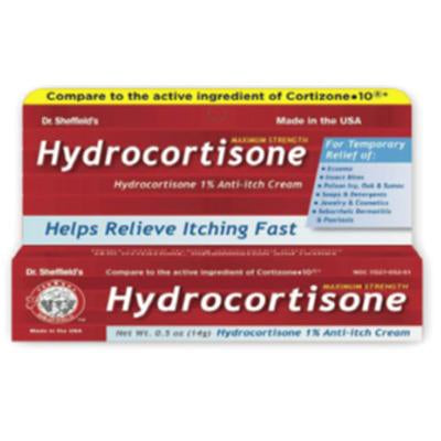 Dr.Sheffield'S Hydrocortizone Cream .5oz(CS/24)(Cortizone 1