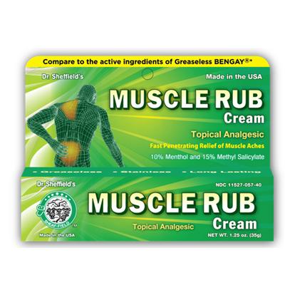 Dr.Sheffield'S Muscle Rub Cream 1.25 oz (CS/24) (Bengay)