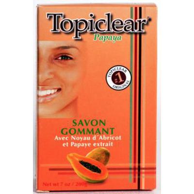 Topiclear Exfoliating Papaya Soap 7 oz / 200 Gr