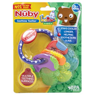 Nuby Baby Teether Ice Gel Keys On A Ring (DL/4)