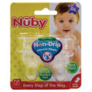 Nuby Baby Bottle Nipples 4 Pack No Spill (DL/6)