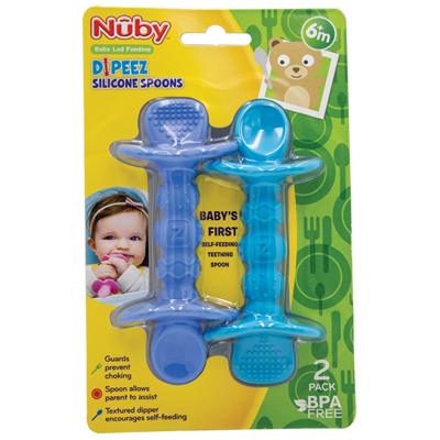 Nuby Dipeez Silicone Spoons 2Pk (DL/3)