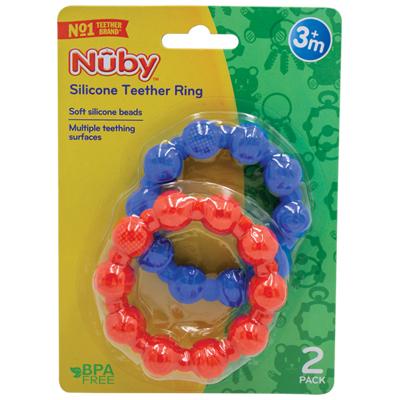 Nuby Silicone Teether Ring (DL/4)