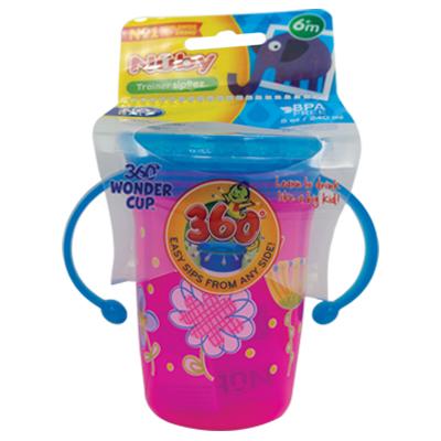 Nuby 360 Printed 8oz Wonder Cup With Handles (DL/2)
