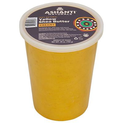 Ashanti 100% Shea Butter Soft & Creamy 28 oz (CS/6) Yellow