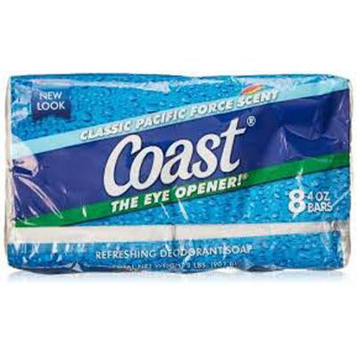 Coast Bath Bar 4 oz 8'S Classic Scent (CS/6)