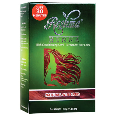 Reshma 30 Minute Henna Hair Color Wine Red
