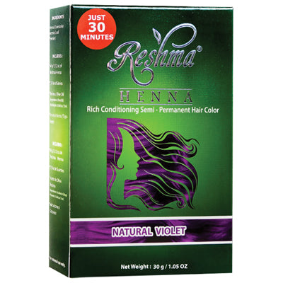 RESHMA 30 MINUTE HENNA HAIR COLOR VIOLET *