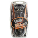 Pace Mens Shave 6 Blade W/2 Cartridge Refills (DL/6)