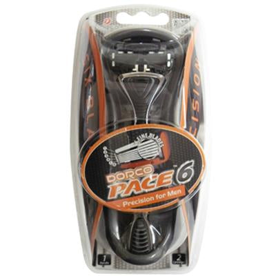 Pace Mens Shave 6 Blade W/2 Cartridge Refills (DL/6)