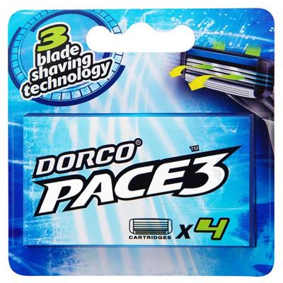 Pace Mens Shave 3 Blade W/4 Cartridge Refills