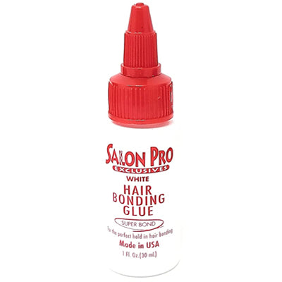 SALON PRO HAIR BONDING GLUE 1oz WHITE #2103 (cs/24) #59407306