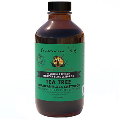 Sunny Isle Jamaican Black Castor Oil Tea Tree 4 oz(CS/6