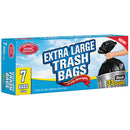 HOME SELECT TRASH BAGS 33 GL BLACK 7 CT (CS/24)