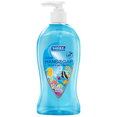 Lucky Super Soft Mermaid Liq Soap 13.5oz Clear Aquari(CS/1