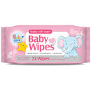 MY FAIR BABY PREMIUM BABY WIPES 72's PINK (cs/12)