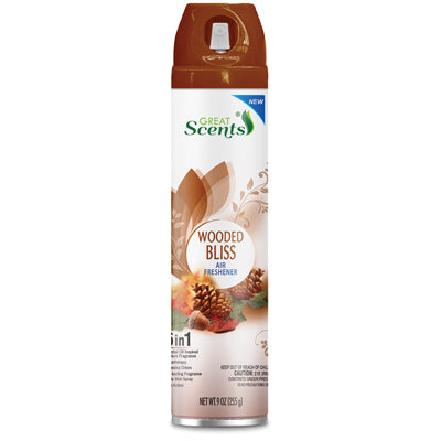 HOME SELECT AIR FRESHENER 9oz WOODED BLISS