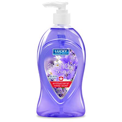 Lucky Super Soft Anti-Bacterial Merm Liq Soap 11.25oz Laven