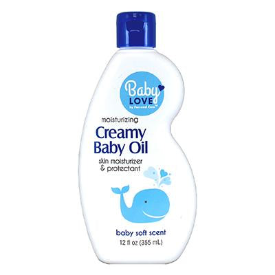 Personal Care Baby Love Creamy Baby Oil 12oz