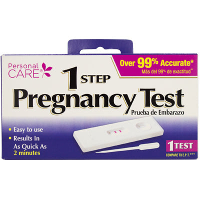 PERSONAL CARE 1 STEP PREGNANCY TEST-CASSETTE (cs/24)