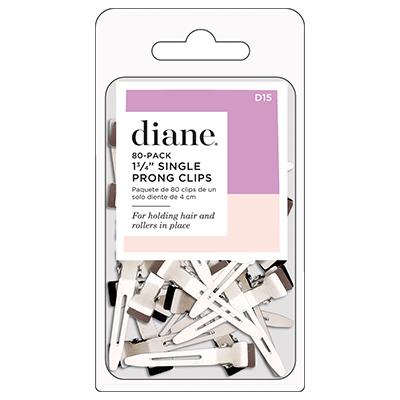 Diane Single Prong Clips 80 Pk (DL/10)