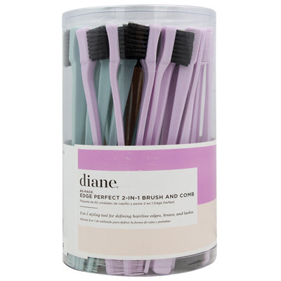 DIANE EDGE PERFECT 2 IN 1 BRUSH AND COMB 60 PC