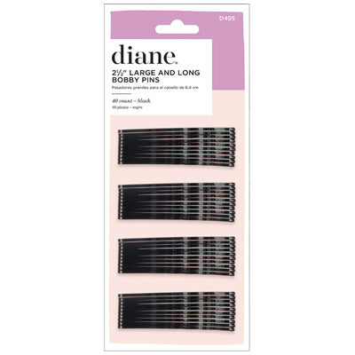 DIANE BOBBY PINS LARGE AND LONG 2.5" 40 CT BLACK