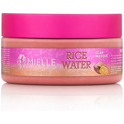 MIELLE RICE WATER CLAY MASQUE 8oz (cs/6)