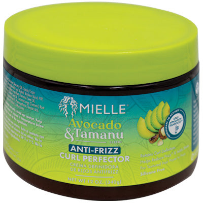 MIELLE AVOCADO & TAMANU ANTI- FRIZZ CURL PERFECTOR 12oz(cs/6)