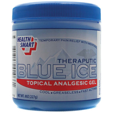 HEALTH SMART THERAPUTIC BLUE   ICE ANALGESIC GEL 8oz (cs/12)