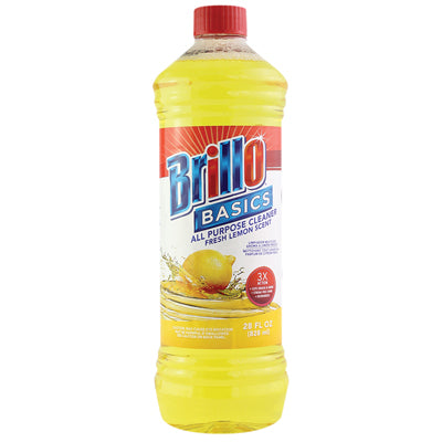 BRILLO FLOOR CLEANER LEMON     SCENT 28oz (cs/12)