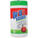BRILLO BATHROOM WIPES CLEANER  40's (cs/12)