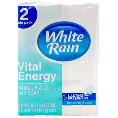 WHITE RAIN BAR SOAP VITAL ENERGY 4.06oz 12/2's (cs/12)