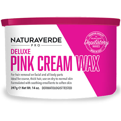 NATURAVERDE PRO WAX 14oz DELUXE PINK CREAM