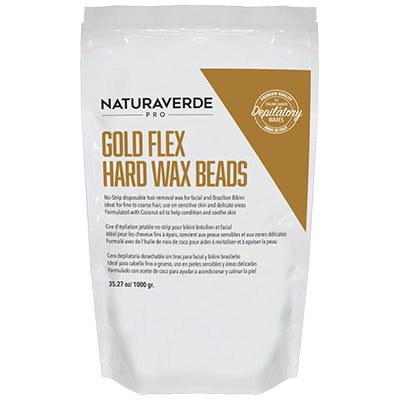 NATURAVERDE PRO WAX BEADS 35 oz GOLD FLEX