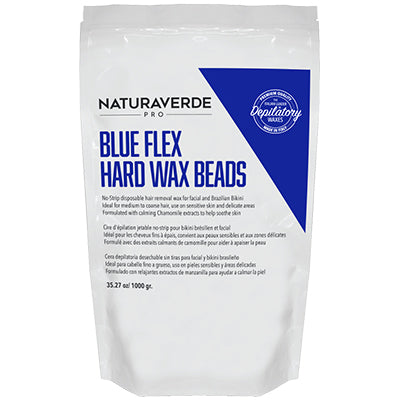 NATURAVERDE PRO WAX BEADS 35 oz BLUE FLEX
