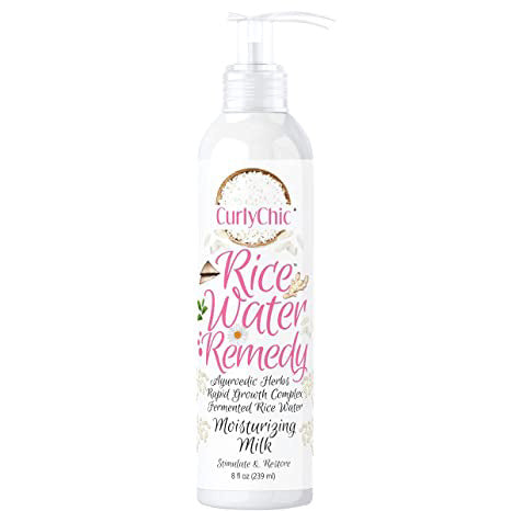 CURLY CHIC RICE WATER REMEDY  MOISTURIZING MILK 8oz (cs/6)